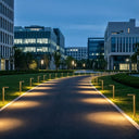 Nowwdii Curve Stem Path Light